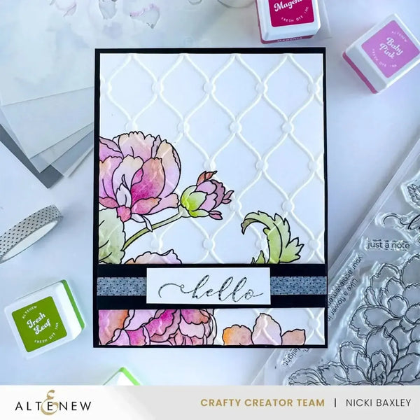 Altenew Flourishing Bouquet Stamp Set