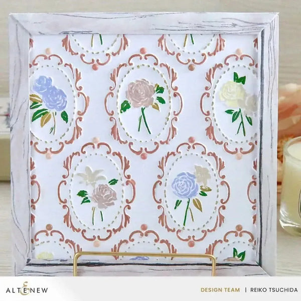 Altenew Floral Cameo Botanical 3D Embossing Folder