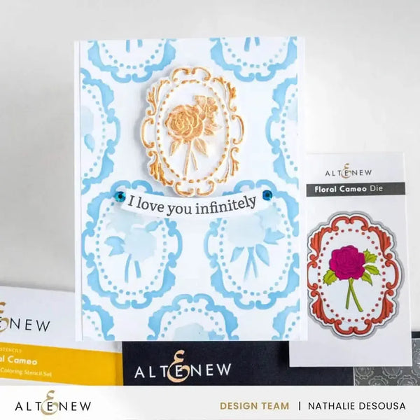 Altenew Floral Cameo Botanical 3D Embossing Folder