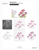 Altenew Dancing Cosmos Botanical 3D Embossing Folder