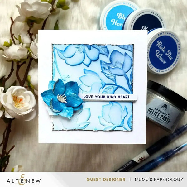 Altenew Magnolia Dreams Botanical 3D Embossing Folder