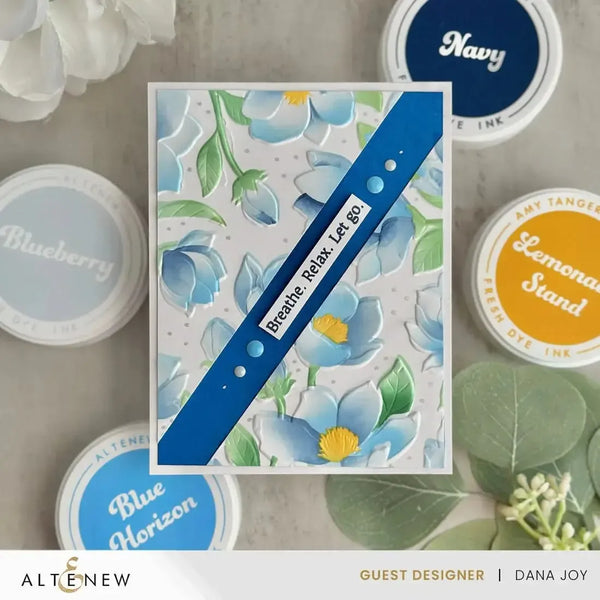 Altenew Magnolia Dreams Botanical 3D Embossing Folder