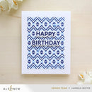 Altenew Heritage Chevron Weaves Stencil