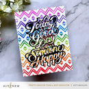 Altenew Heritage Chevron Weaves Stencil