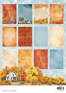 Studio Light Autumn Story A4 Background Designer Paper Pad 36 sheets