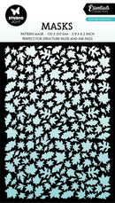 Studio Light Leaves Background Essentials Mask A5 reusable stencil