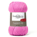 Fiddlesticks Superb 10 Yarn 100g - Hot Pink