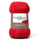 Fiddlesticks Superb 10 Yarn 100g - Regal Red