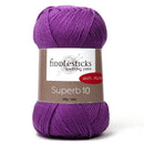 Fiddlesticks Superb 10 Yarn 100g - Plum