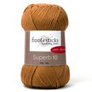 Fiddlesticks Superb 10 Yarn 100g - Tobacco