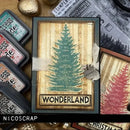 Tim Holtz Cling Stamps 7"X8.5" - Winter Woodlands*