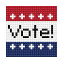 Diamond Dotz Diamond Stickers - Vote