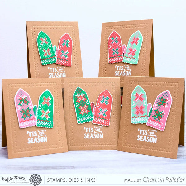 Waffle Flower Crafts Clear Stamp 4"x 6" - Warm Hands*