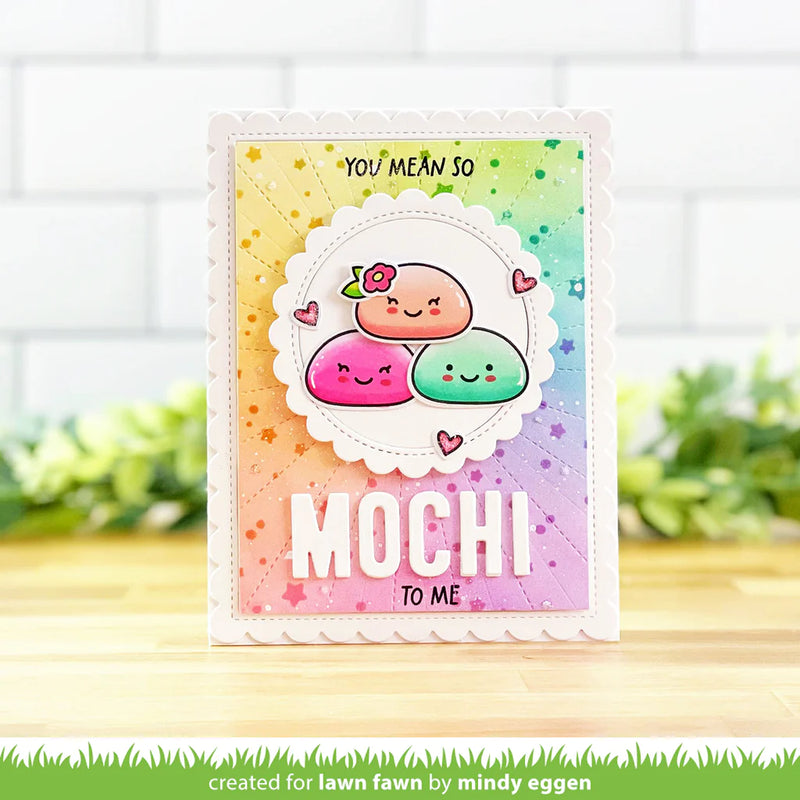 Lawn Fawn Clear Stamp Set - You Mean So Mochi