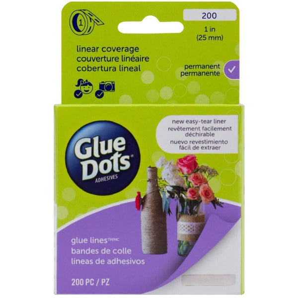 Glue Line Roll 200 Clear Lines