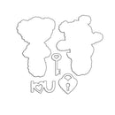 Penny Black Creative Dies - Key...Cut Out 3.5inch X2.88inch