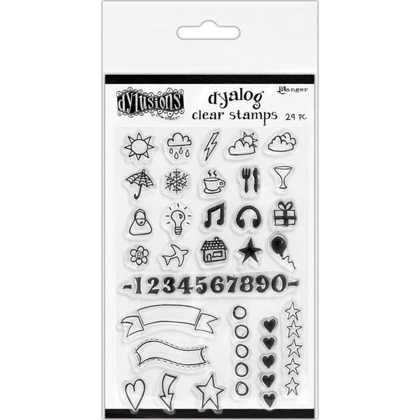 Dyan Reaveleys Dylusions Clear Stamps 4 inch X8 inch The Full Package