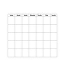 Authentique 100lb Single-Sided Cardstock 12in X 12in 13 pack - Calendar Collection, Blank*