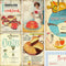 Memory Place Double-Sided Paper Pack 6"x 6" 10 pack  Vintage Recipes
