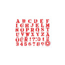 Find It Trading Textile Stamps - Alphabet
