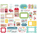Echo Park Cardstock Ephemera 33 pack Frames & Tags, A Slice Of Summer*