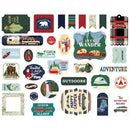 Carta Bella Cardstock Ephemera 33 pack Icons, Outdoor Adventures*