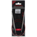 ChiaoGoo Red Lace Stainless Circular Knitting Needles 32" Size 8/5mm