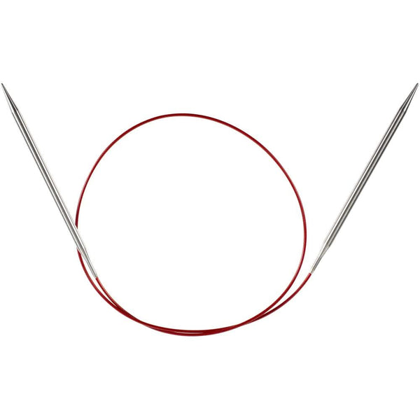 ChiaoGoo Red Lace Stainless Circular Knitting Needles 32" Size 8/5mm