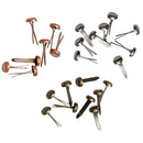 Idea-Ology Metal Long Paper Fasteners .4375" 99/Pkg - Antique Nickel, Brass & Copper