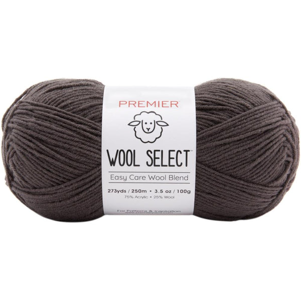 Premier Yarns Wool Select Yarn - Gray 100g