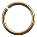 John Bead Jump Ring 6x.7mm 21ga 105 pack - 18kt Gold Plated