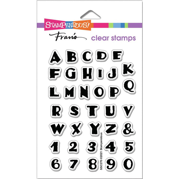 Stampendous Perfectly Clear Stamps - Inked Alphabet