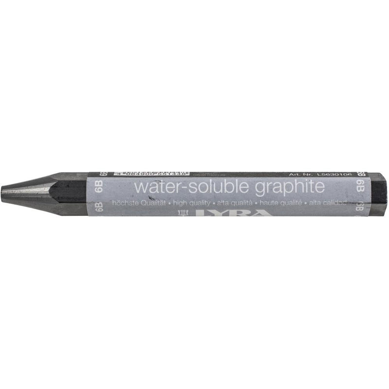 Lyra Graphite Water-Soluble Crayon 6B