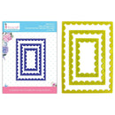 Dress My Craft Basic Designer Dies - Inverted Stitched Scalloped Rectangle