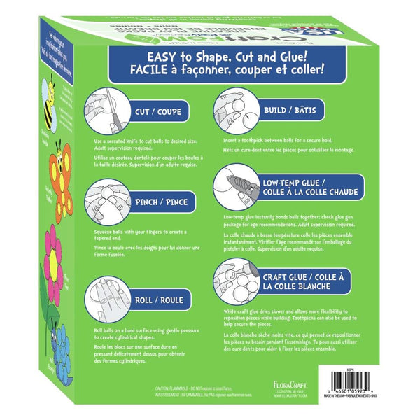 FloraCraft CraftFoM Play Pack 2.5oz (70.8g) - Ball, White*^ LIMIT 1 PER ORDER