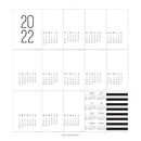 Concord & 9th Printed Calendar 5"X7" 15/Sheets 2022*