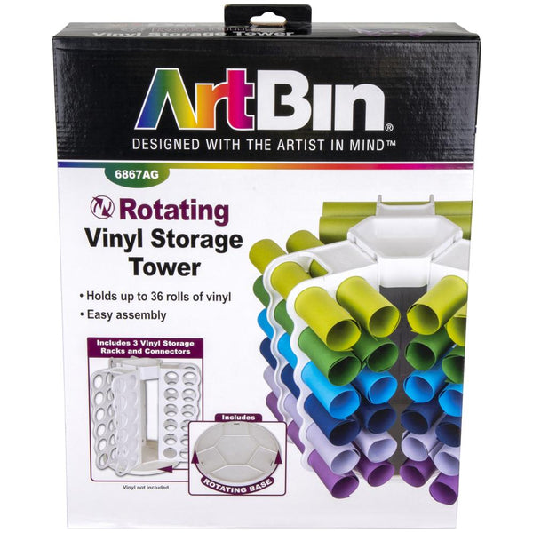 ArtBin Rotating Vinyl Storage Tower Holds 36*