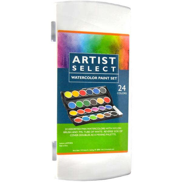 Artist Select Professional Watercolour Pan 24/Pkg
