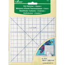 Clover Hot Hemmer Ruler - 6"x 6" Square*