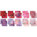Craft Consortium Double-Sided Paper Pad 6"X6" 40/Pkg Ink Drops - Rose, 20 Designs