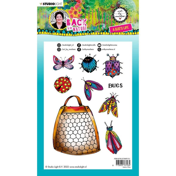 Studio Light Art By Marlene Back To Nature Clear Stamps - Bug's Life*