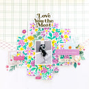 Pinkfresh Studio Stencils (10.8cm x 13.9cm) 5-pack Mixed Blooms Layering*