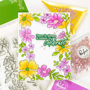 Pinkfresh Studio Clear Stamp Set 6"X8" (15.25cm x 20.3cm) Floral Border*