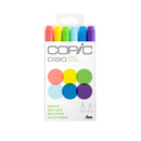 Copic Ciao Markers Brights Set of 6 - Vibrant