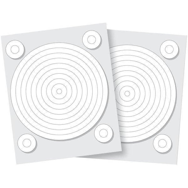 Scrapbook Adhesives - 3D Adhesive Foam Circle Frames 26 pack - Permanent, White, .08"