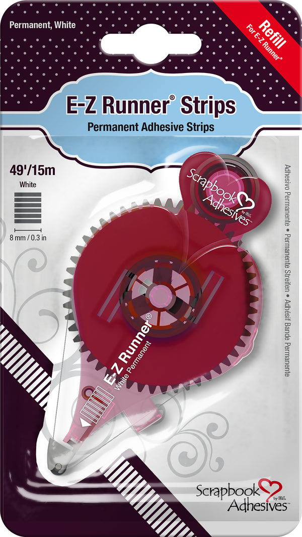 Scrapbook Adhesives E-Z Runner Refill Permanent, 49', Use For 12006