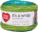 Red Heart It's A Wrap Rainbow Yarn - Seaglass