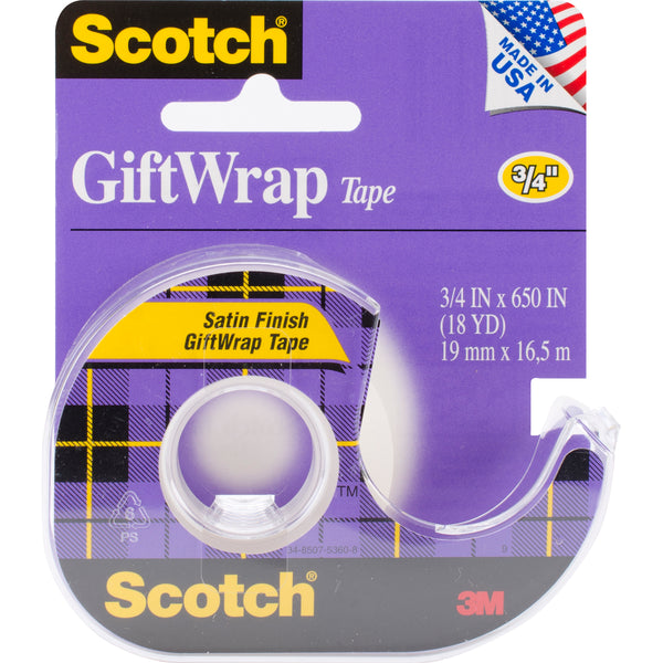 Scotch Gift Wrap Tape .75"x650"*
