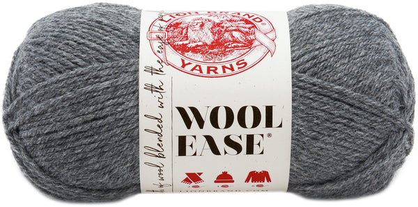 Lion Brand Wool-Ease Yarn - Oxford Grey