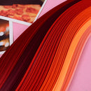 Poppy Crafts Quilling Paper 10mm, 120pack - Fire